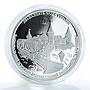 Cook Islands 5 dollars 12 Wonders National Reserve Kamyanets silver coin 2009