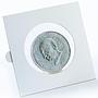 India 10 rupees Mahatma Gandhi 1869 -- 1948 portrait silver coin 1969