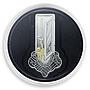 Niue 1 dollar Housewarming Welcome Home Key-shape gilded silver coin 2011