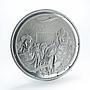 New Zealand 1 $ Lord of Rings Aragorn Coronation Motion Picture silver coin 2003