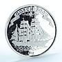 Somalia 5000 shillings Gorch Fock Ship proof silver coin 1998