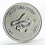 Australia 1 dollar Year of the Snake Lunar Series I silver coin 1 Oz 2001