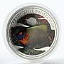 Palau 20 dollars Marine Life Acanthurus Fish silver coin 2001