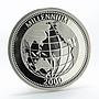 Somalia 150 shillings Millennium proof silver coin 2000