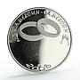 Cameroon 7500 francs Wedding silver coin 2006 Mintage 250