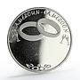 Cameroon 7500 francs Wedding silver coin 2006 Mintage 250