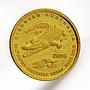 Australia 5 $ Discover Australia Saltwater Crocodile gold coin 1/25 oz 2006