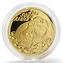 South Africa 50 rand Hippopotamus Wildlife Nature gold coin 1/2 oz 2005