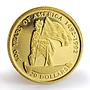 Cook Island 20 dollars 500 Years of America New World 1492-1992 gold coin 1995