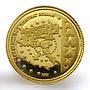 Congo 1500 francs 50th Anniversary Treaty of Rome Map Italy Stars gold coin 2007