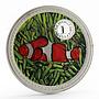 Cook Islands 1 dollar Tropical Fish Clown Anemone silver coin 1999