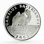 Mongolia 500 togrog Camel proof silver coin 2002