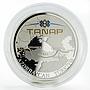 Azerbaijan 5 manat Trans-Anatolian natural gas line system silver coin 2016