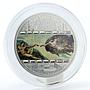 Cook Islands 20 dollars Art Michelangelo Buonarroti crystals silver coin 2008