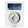 Turkmenistan 500 manat Gorogly Beg PR69 PCGS proof silver coin 2001