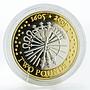 United Kingdom 2 pounds 400th Gunpowder Plot gilded silver coin 2005