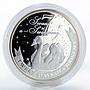 Niue 2 dollars Christmas Swans a Swimming proof silver coin 2009