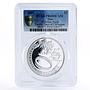 Niue 2 dollars  Twelve Days of Christmas Golden Rings PR69 PCGS silver coin 2009