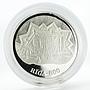 Latvia 10 latu 17th Century Riga proof silver coin 1997