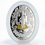 Ghana 5 cedis Rococo proof silver coin 2014