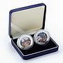 Niue set of 2 coins Three From Prostokvashino Soviet Cartoons silver coins 2009