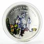 Benin 1000 francs Romantic Places Bavaria colored silver coin 2013