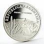 Argentina 1 peso Pucara de Tilcara proof silver coin 2010