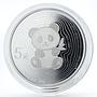 China 5 yuan 35th Anniversary of Issuance of Chinese Panda silver coin 2017