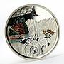 Sao Tome and Principe 1000 dobras Heidiland colored silver coin 1998