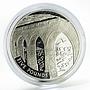 Alderney 5 pounds Train Crossing the Viaduct silver coin 2004