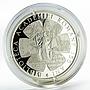 Romania 10 lei Library of Romanian Academy proof silver coin 2017