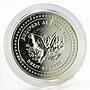 Albania 100 leke European Integration proof silver coin 2001