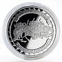 Kazakhstan The State Map proof silver plated medal token