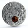 Niue 1 dollar Amber Route Series Wroclaw silver coin 2009