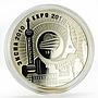 Belarus 20 rubels Expo Exhibition proof silver coin 2010