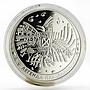 Belarus 20 rubles Folk Legends Series The Skylark proof silver coin 2009