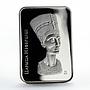 Belarus 20 rubles Nefertiti Egyptian queen proof silver coin 2010