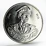 Libya 10th Anniversary Revolution Muammar Gaddafi silver medal 1979