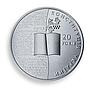 Ukraine 5 hryvnia 20 Years of Constitution silver proof coin 2016