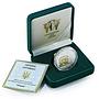 Ukraine 5 hryvnia Deer Fauna in Culture gilded silver proof coin 2016