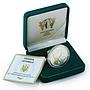 Ukraine 5 hryvnia Bull Tur Urus Ox Aurochs Animal Fauna gilded silver coin 2017