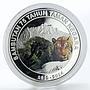 Malaysia 10 ringgit 75th Anniversary of National Park tiger silver coin 2014