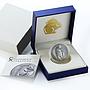 Palau 5 dollar The Barbary Ground Squirrel silver coin 2013