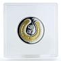 Congo 500 francs Good Luck Horseshoe gilded silver coin 2014