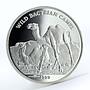 Mongolia 500 togrog Wild Bactrian Camel proof silver coin 1999