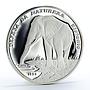 Guinea-Bissau 20000 pesos Defense of Nature Elephant silver coin 1993