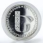 Armenia 500 dram Alphabet - "E" proof silver coin 2013