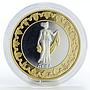 Tokelau 5 dollars Signs of Zodiac Virgo gilded silver coin 2012