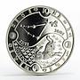 Gabon 1000 francs Signs of Zodiac Capricorn silver coin 2014