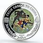 Niue 50 cents From Greece to China Olympic Games Combat Sport CuNi coin 2008
